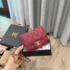 Túi Chanel Mini màu Đỏ
